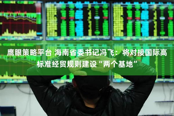 鹰眼策略平台 海南省委书记冯飞：将对接国际高标准经贸规则建设“两个基地”