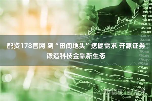 配资178官网 到“田间地头”挖掘需求 开源证券锻造科技金融新生态